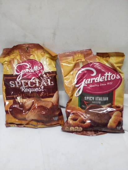 Gardetto’s Special Request Garlic Rye Chips 4.75oz/ Spicy Italian Snack Mix