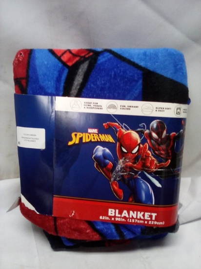 Spider Man Blanket 62” x 90”