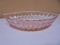 Vintage Jeanette Windsor Diamond Pink Depression Glass Boat Bowl