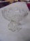 Vintage Indiana Glass Nogi Sun Amulet Footed Compote