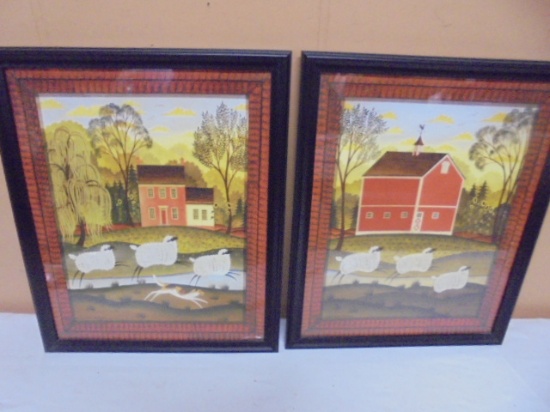 Beautiful Pair of Diane Ulmer Pederson Framed Prints