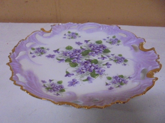 Vintage Hammersley & Co. "Victorian Violets" Bone China Plate