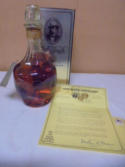 Jack Daniels 1.75 Liter 1980 Belle of Lincoln Bottle