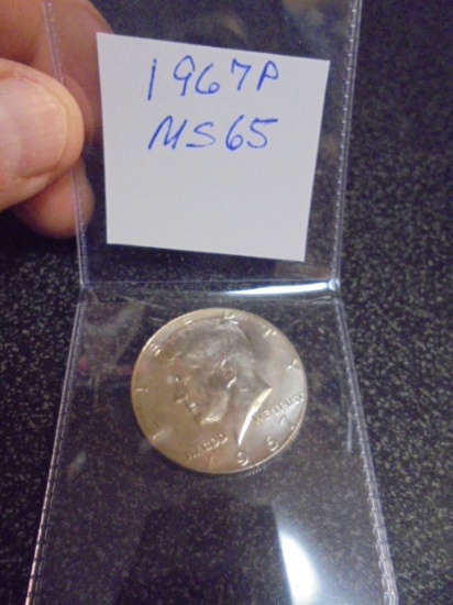 1967 P Mint 40% Silver Kennedy Half Dollar