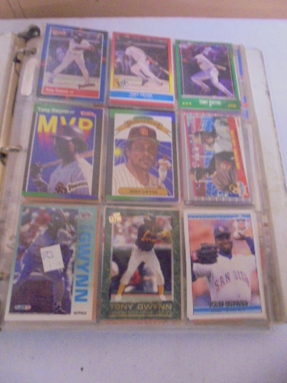 Large Binder Full of MLB Baseball Cards