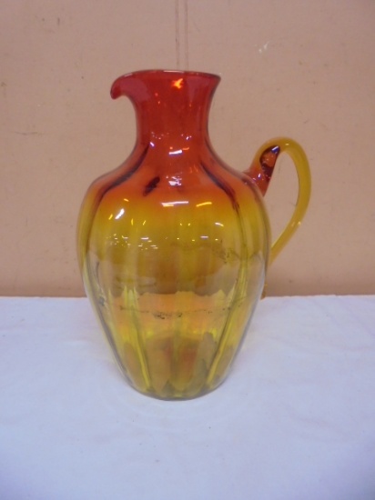 Large Amerina Glass Pitcher