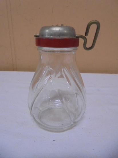 Antique Glass & Metal Nut Chopper