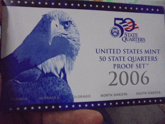 2006 US Mint 50 State Quarters Proof Set