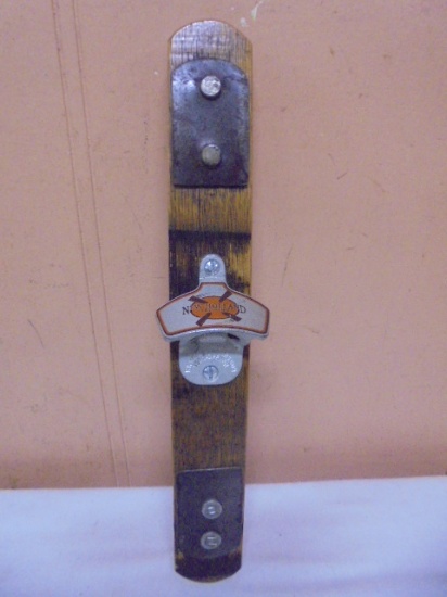 New Holland Brewing Cast Bottle Opener On Wood
