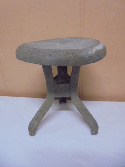 Vintage Metal 3 Legged Milking Stool