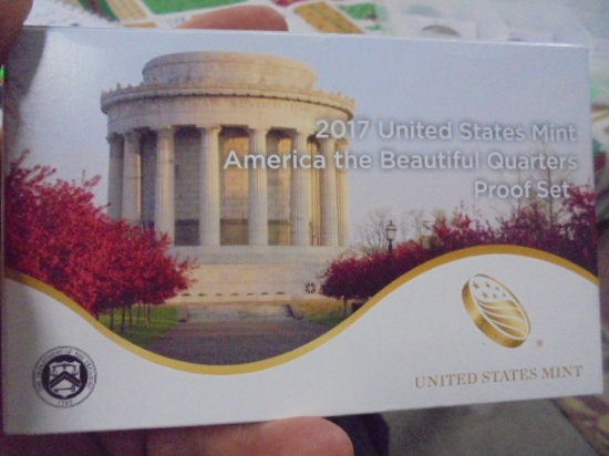 2017 United States Mint America The Beautiful Quarters Proof Set