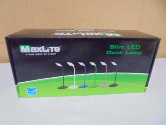 Maxlite Black Slim LED Desk Lamp