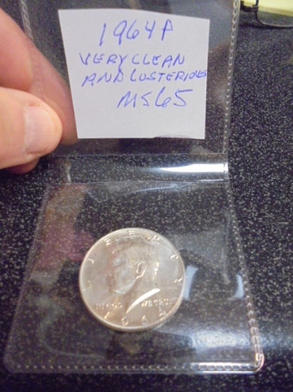 1964 P Mint Silver Kennedy Half Dollar