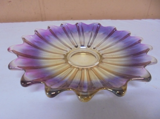 Vintage Federal Glass Iridescent Celestial Bowl