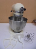 Kitchenaid 10 Speed Stand Mixer w/ 3 Different Beaters
