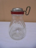 Antique Glass & Metal Nut Chopper