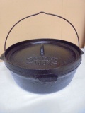 Wenzel 1887 Cast Iron Dutch Oven w/ Lid
