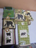 Group of Brand New Hotpads & Kitchen Towels w/ Bears