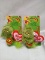 Qty 2 Grinch 3 Pack Cat Toys