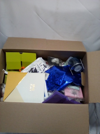 Huge Box Filled With NEW ITEMS 20” x 12” x 14”