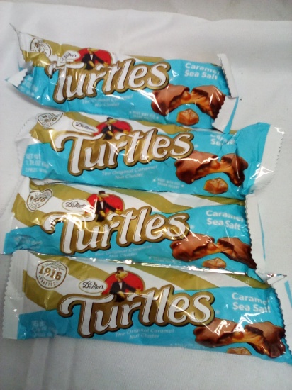 Qty 4 Caramel Sea Salt Turtles 3pc