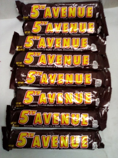 Qty 8 5th Avenue Candy Bars 2oz