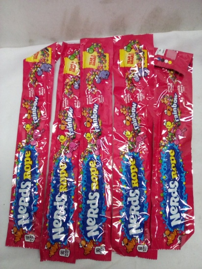 Qty 5 Nerds Rope Rainbow