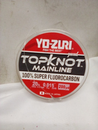 Yo Zuri TopKnot MainLIne 100% Super Fluorocarbon 20lb 200yards