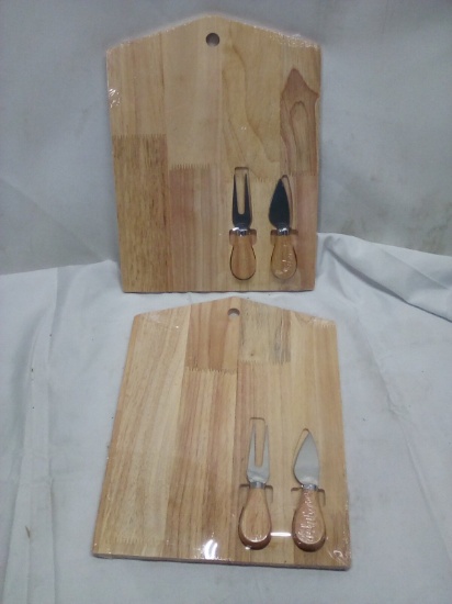 Qty 2- 12” x 9.5” Cheese Boards