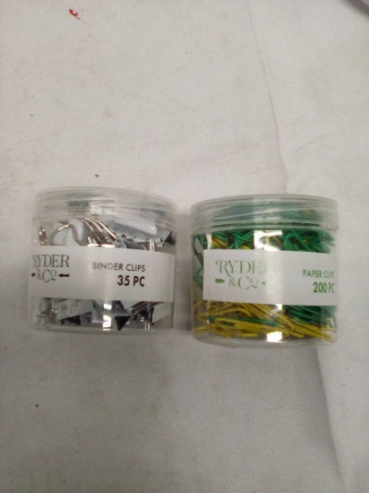 Binder Clips 35ct/ Paper Clips 200ct