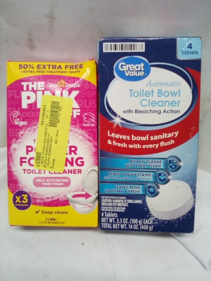 The Pink Stuff Toilet Bowl Cleaner/ Great Value Toilet Bowl Cleaner W/Bleach