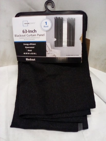 63” Blackout Curtain Panel Grommeted 40” x 63”