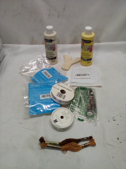Craft Lot paint letter hemming web ribbon yarn paint pen