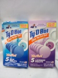 Qty 2 Ty D Bol Toilet Bowl Cleaning Tablet 5ct Lavender/ Blue