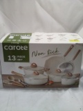 13Pc Carote Bon Appetit Non Stick Cookware Set- MSRP $163.95