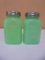 Set of Jadeite Salt & Pepper Shakers