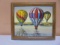 H. Hargrove Signed Hot Air Balloons Framed Oil Painting