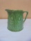 Vintage McCoy Asparagus Pattern Art Deco Pottery Pitcher