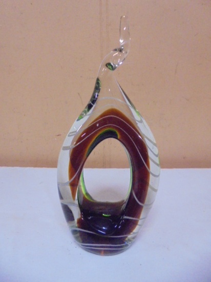 Beautiful Blown Art Glass Sculpture