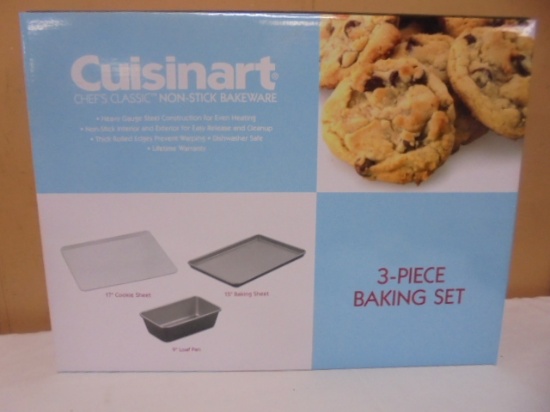 Cuisinart Chef's Classic 3pc Non-Stick Baking Set