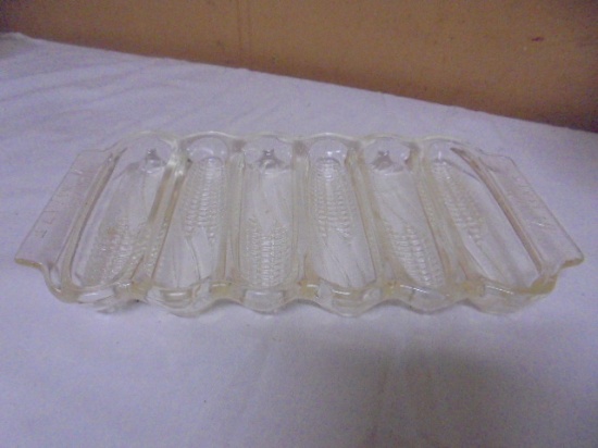 Vintage Miracle Maze Glass Cornbread Pan