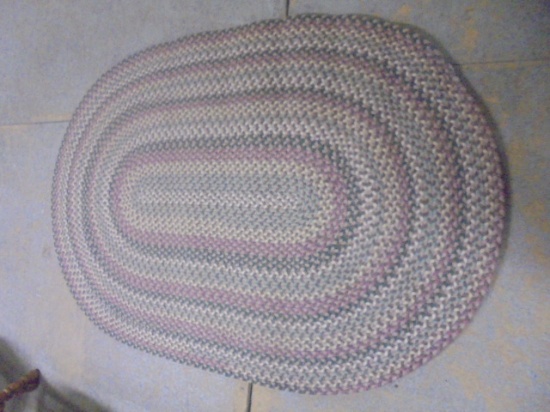 Large Over Braided Area Rug