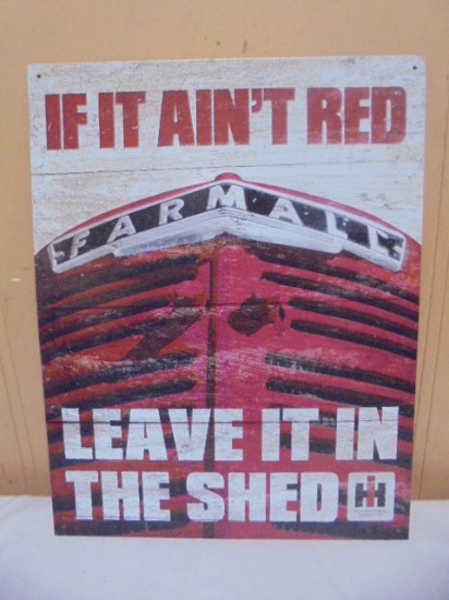 Metal International Harvester Metal Sign