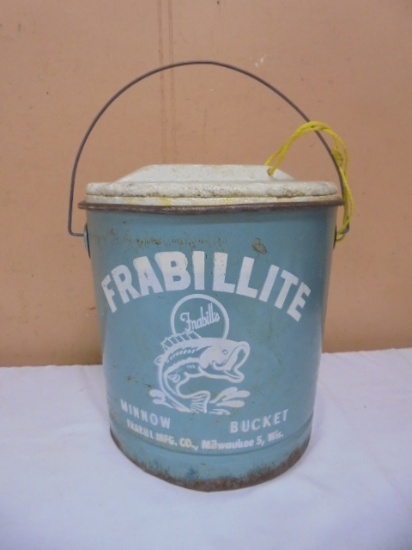 Vintage Frabill's Frabillite Minnow Bucket