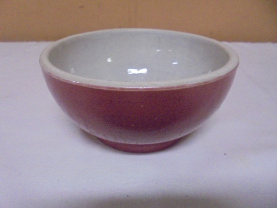 Vintage UHL Pottery Co. Crock Bowl
