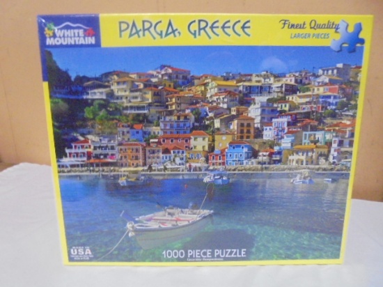 White Mountain Parga,Greece Jigsaw Puzzle