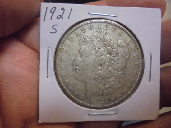 1921 S Mint Morgan Silver Dollar