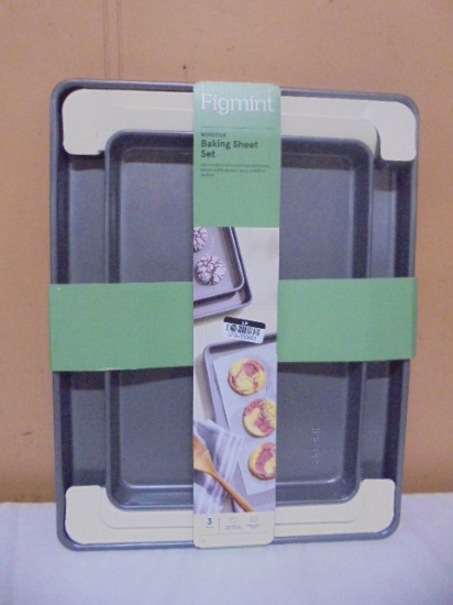 Figmint Nonstick Baking Sheet Set