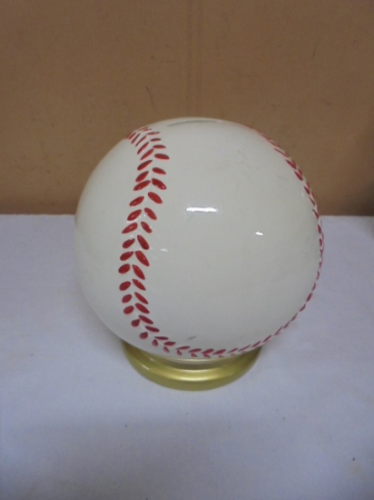 Ceramic Baseball Bank