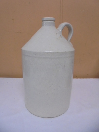 Antique White Crock Jug